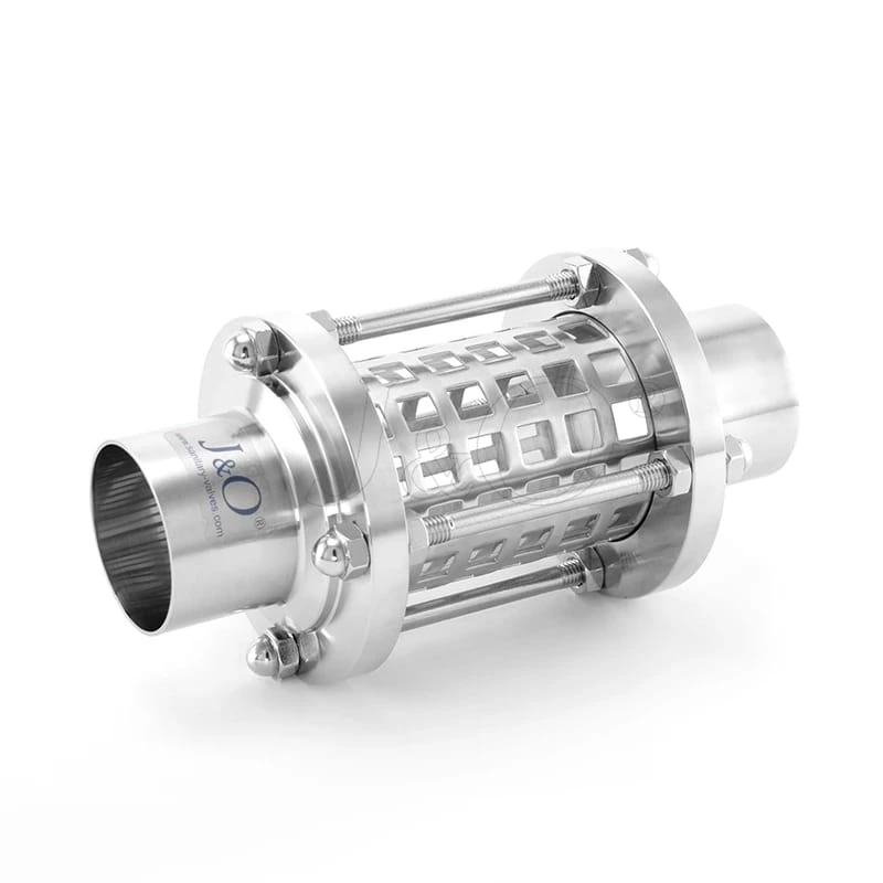 Sanitary Extended Welding Sight Glass With Net