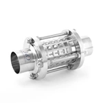 Sanitary Extended Welding Sight Glass With Net