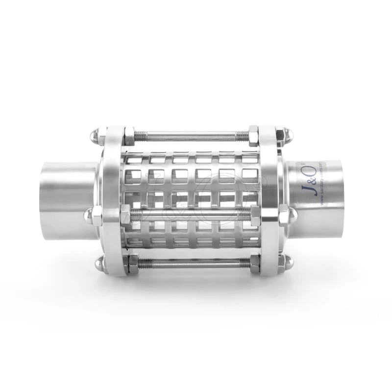 Sanitary Extended Welding Sight Glass With Net